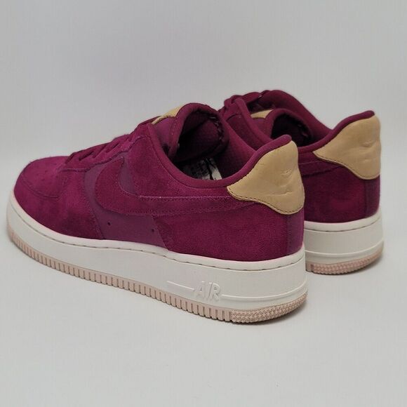 Womens Nike Air Force 1 True Berry Suede Athletic Sneakers Size 7.5 896185-602 - Picture 5 of 13